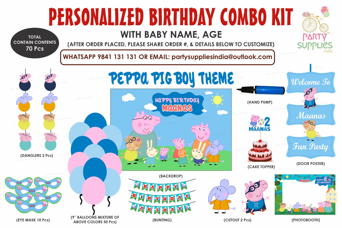 PSI Peppa Pig Boy Theme Exclusive Kit