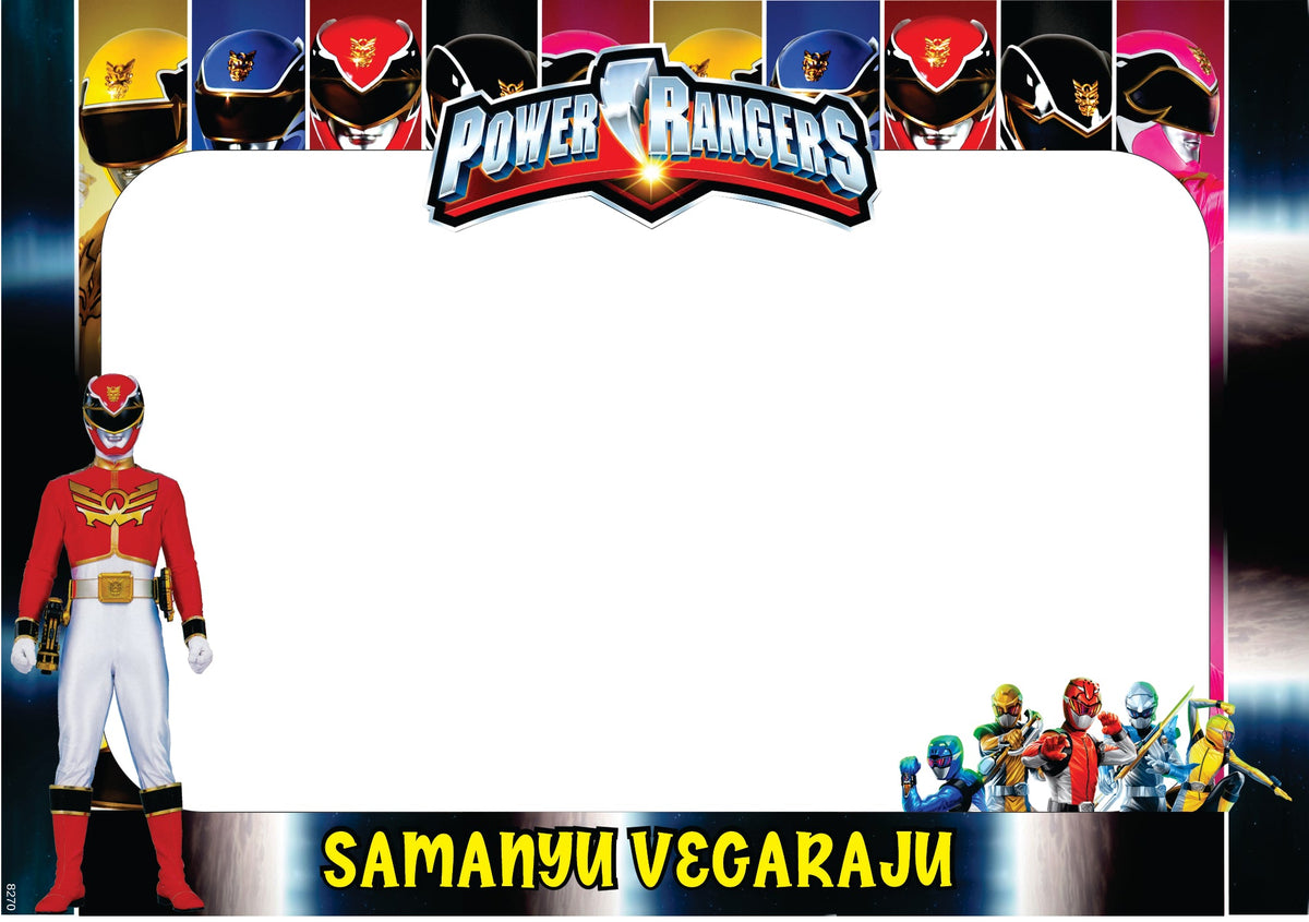 PSI Power Rangers Theme PhotoBooth