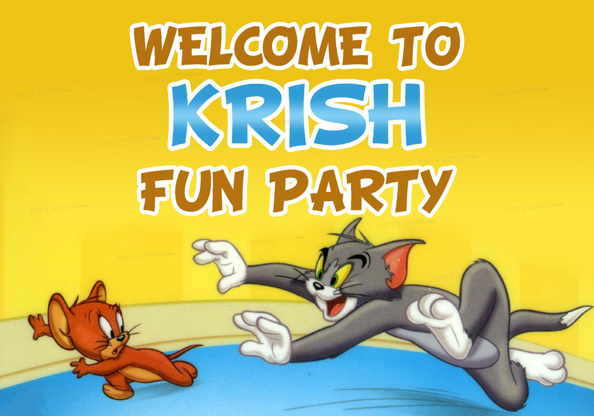 PSI Tom & Jerry Theme Customized Welcome Poster