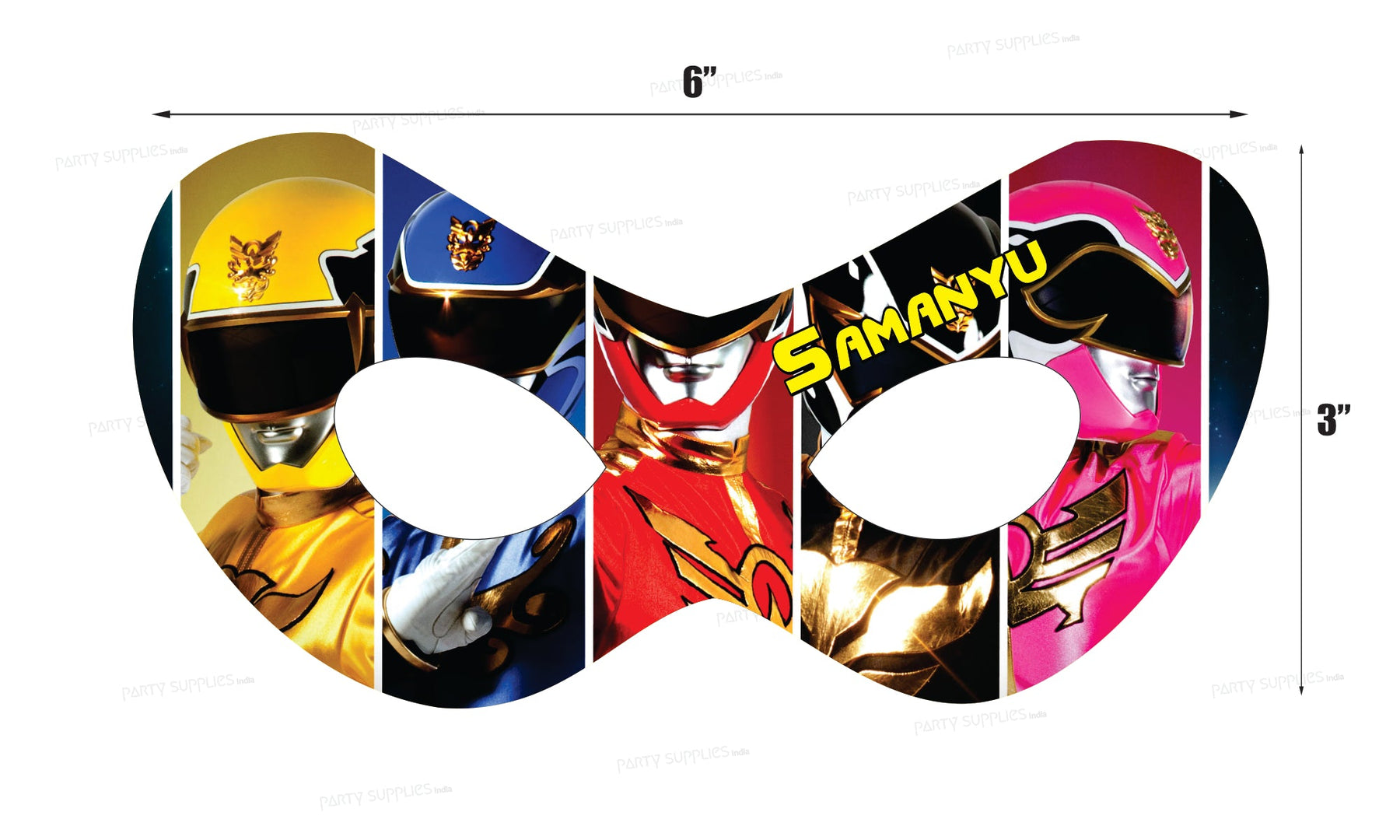 PSI Power Rangers Theme Classic Eye Mask