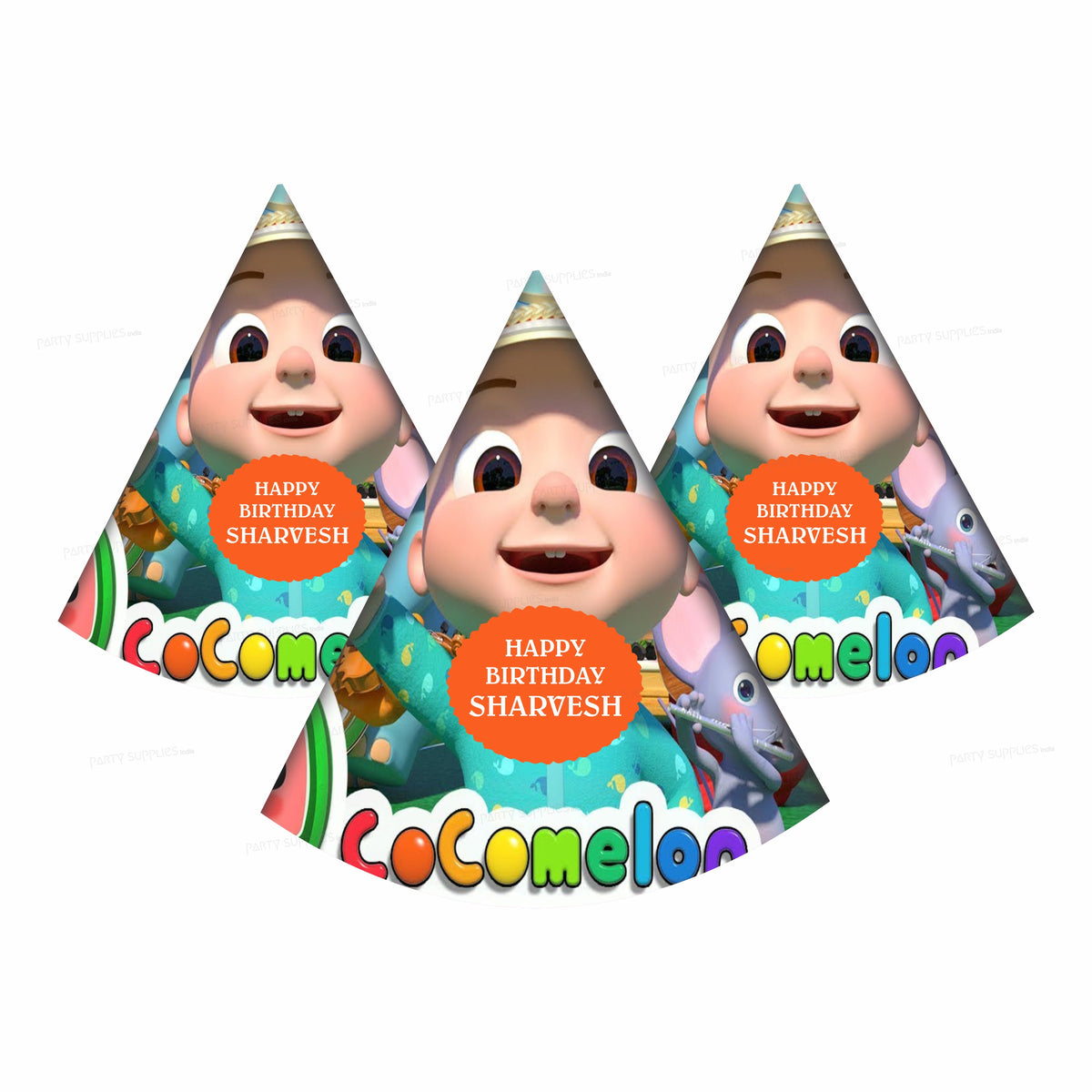 PSI Coco Melon Theme Girl Personalized Hat