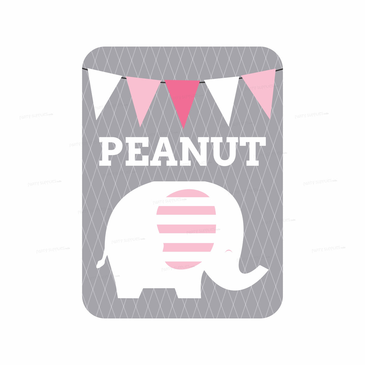 PSI Pink Elephant Theme Cutout - 02