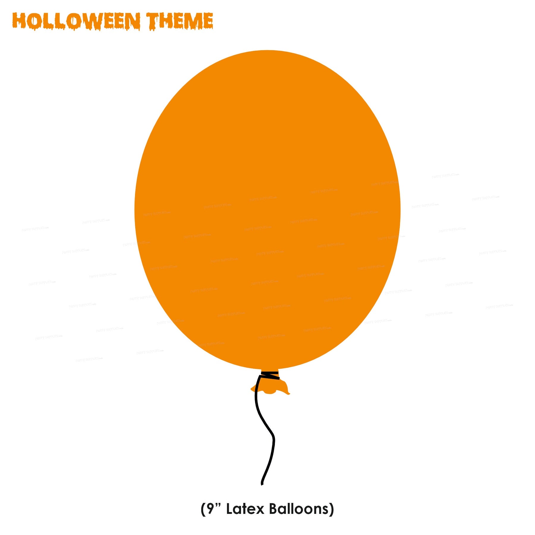 PSI Halloween Theme Colour Balloon 60 Pcs