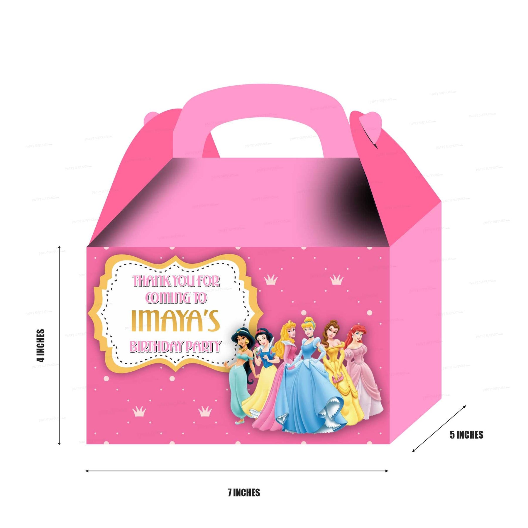 PSI Princess Theme Goodie Return Gift Boxes