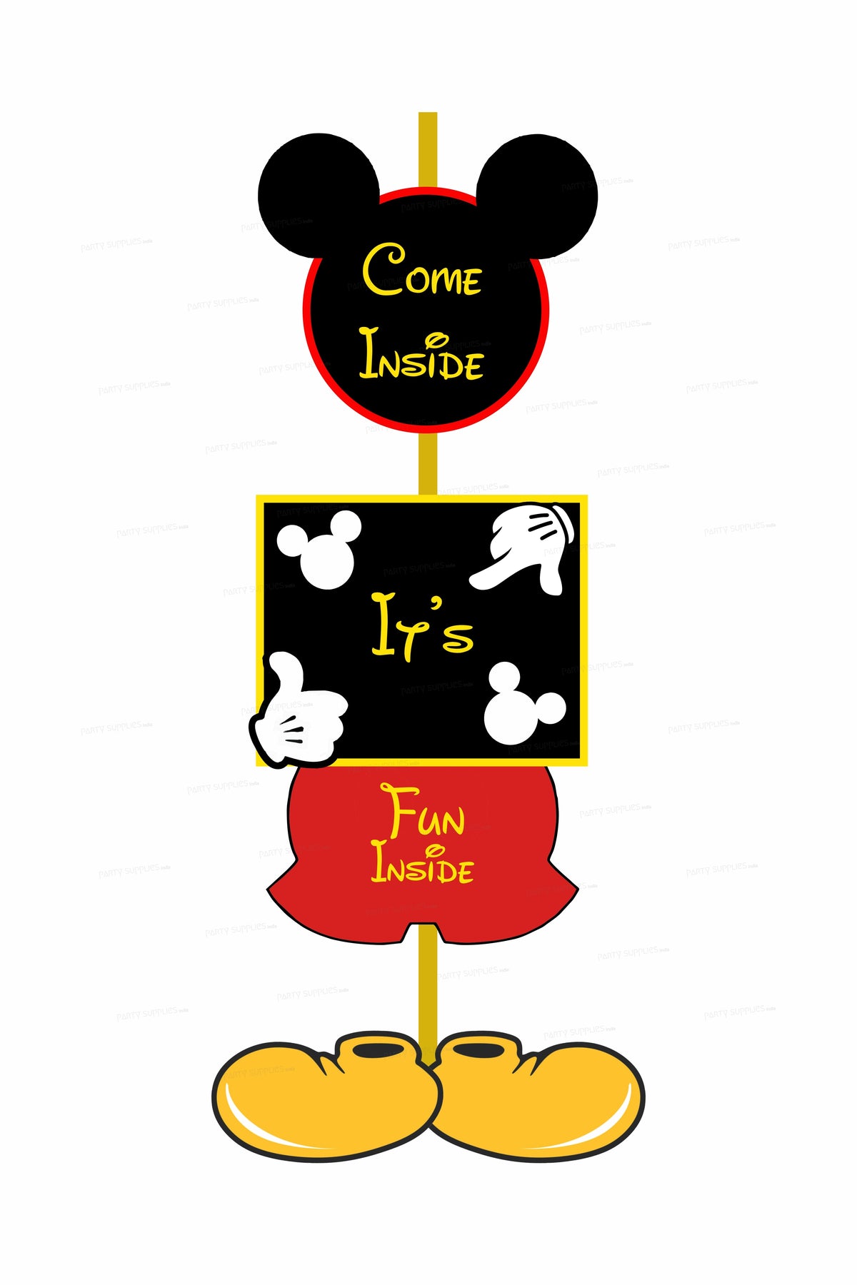 PSI Mickey Mouse Personalized Door Poster