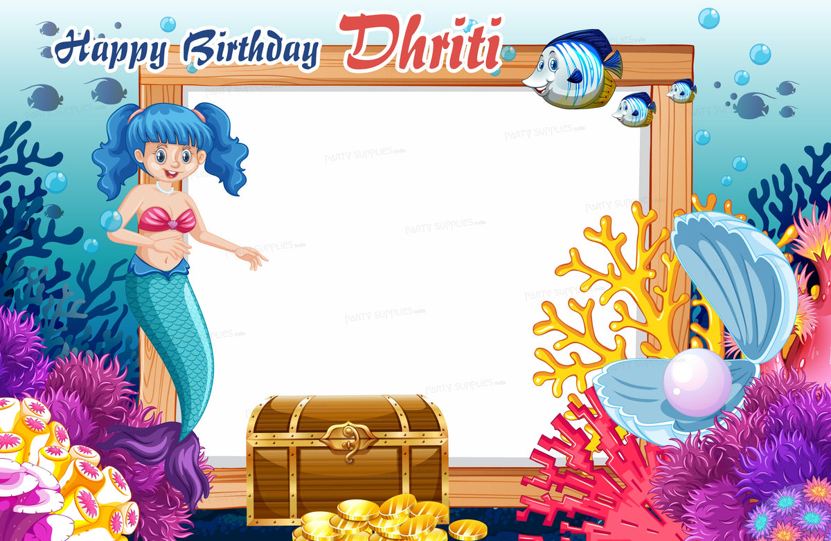 Mermaid Theme Customized Photobooth