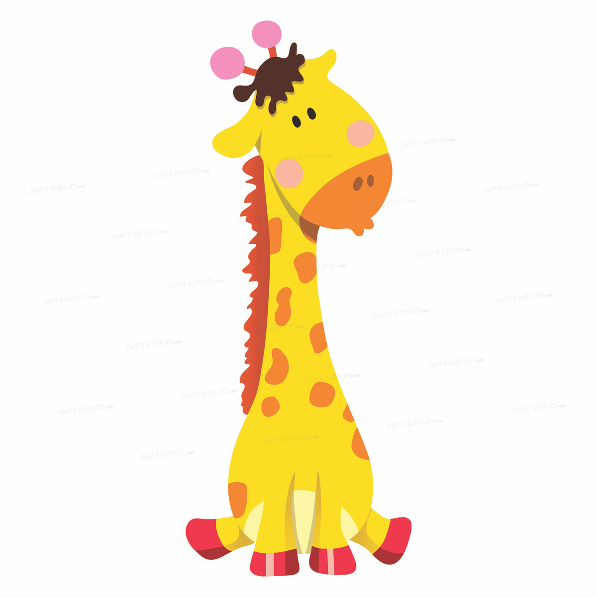 Jungle Theme Giraffe Cutout