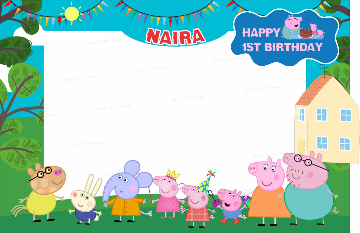 PSI Peppa Pig Theme Girl Personalized Photobooth