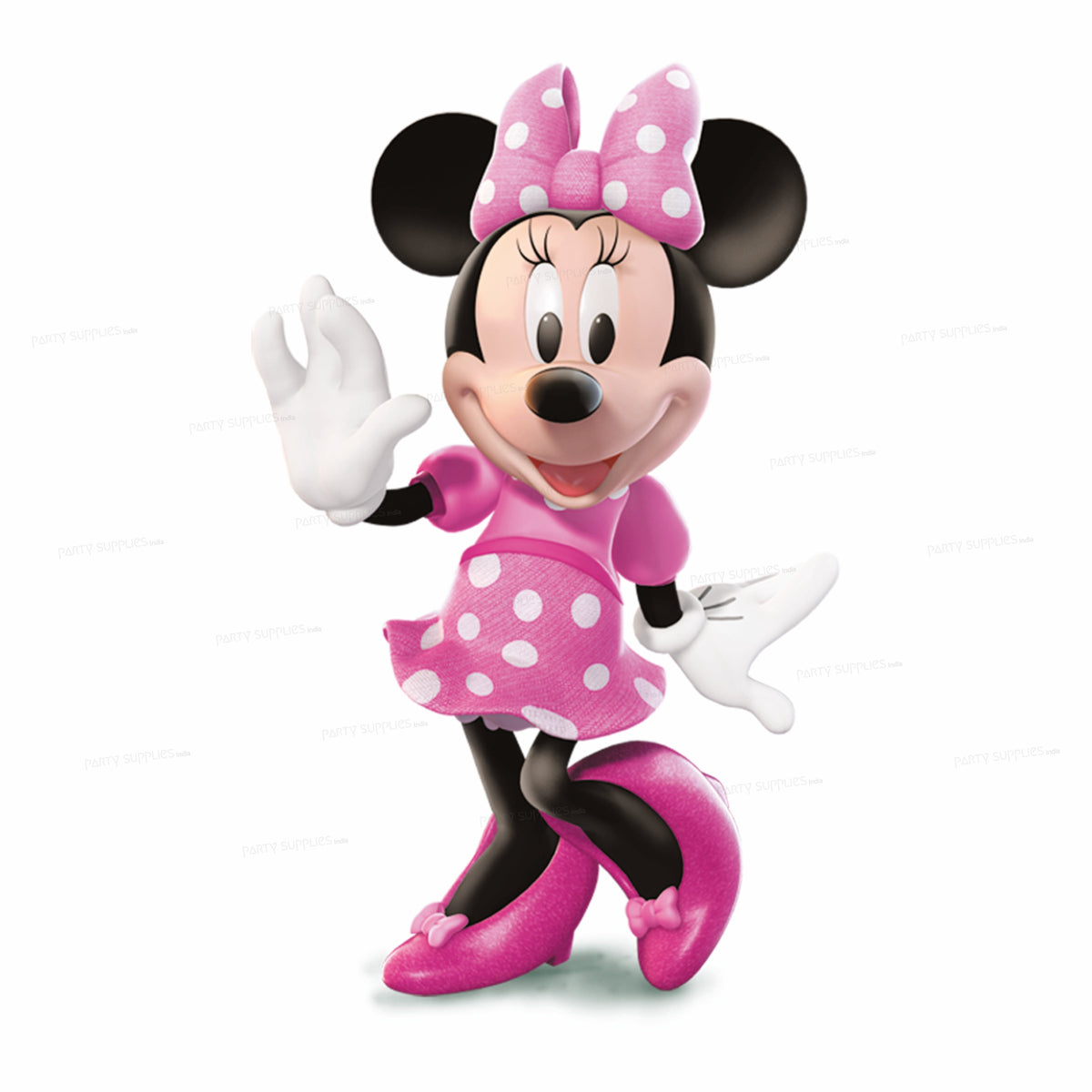 Minnie Mouse Style Pose Theme Cutout