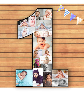 Baby Age Photo Colllage