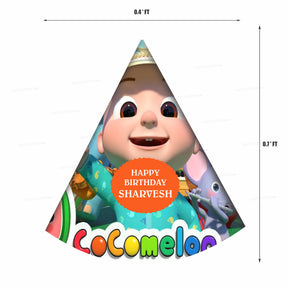 PSI Cocomelon Theme Boy Personalized Hat