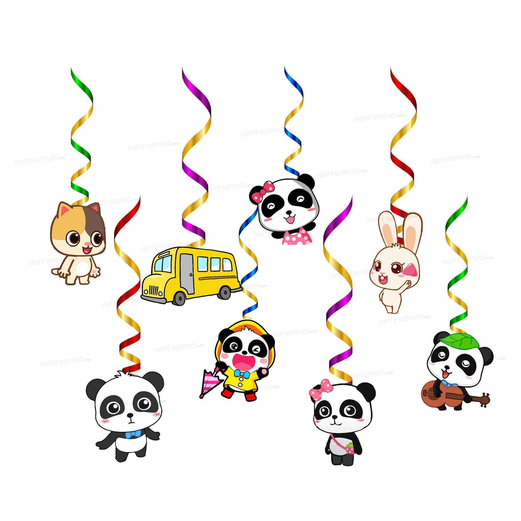 PSI Baby Bus Theme Character Swirls