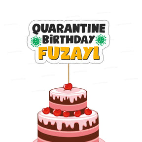 PSI Quarantine Theme Cake Topper