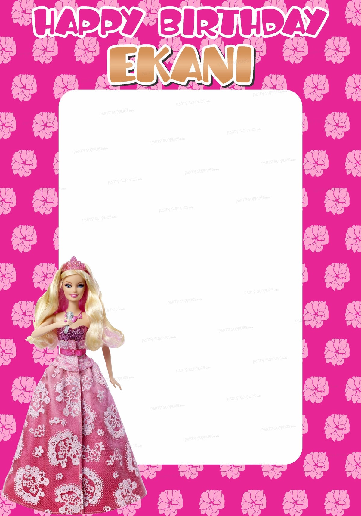 PSI Barbie Theme Personalized PhotoBooth