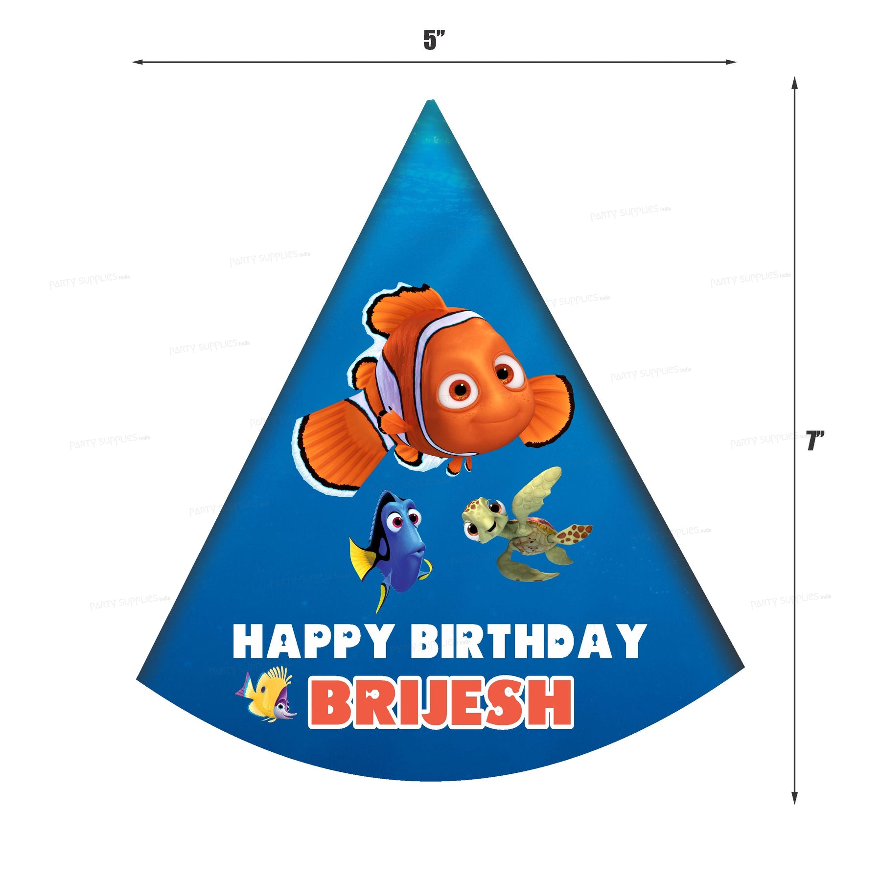 PSI Nemo and Dory Theme Personalized Hat