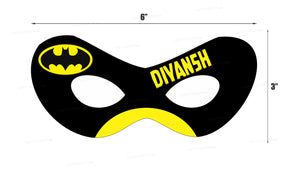 PSI Batman Theme Personalized Eye Mask