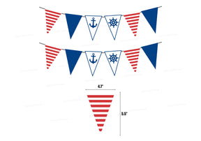 PSI Sailor Theme Flag Bunting
