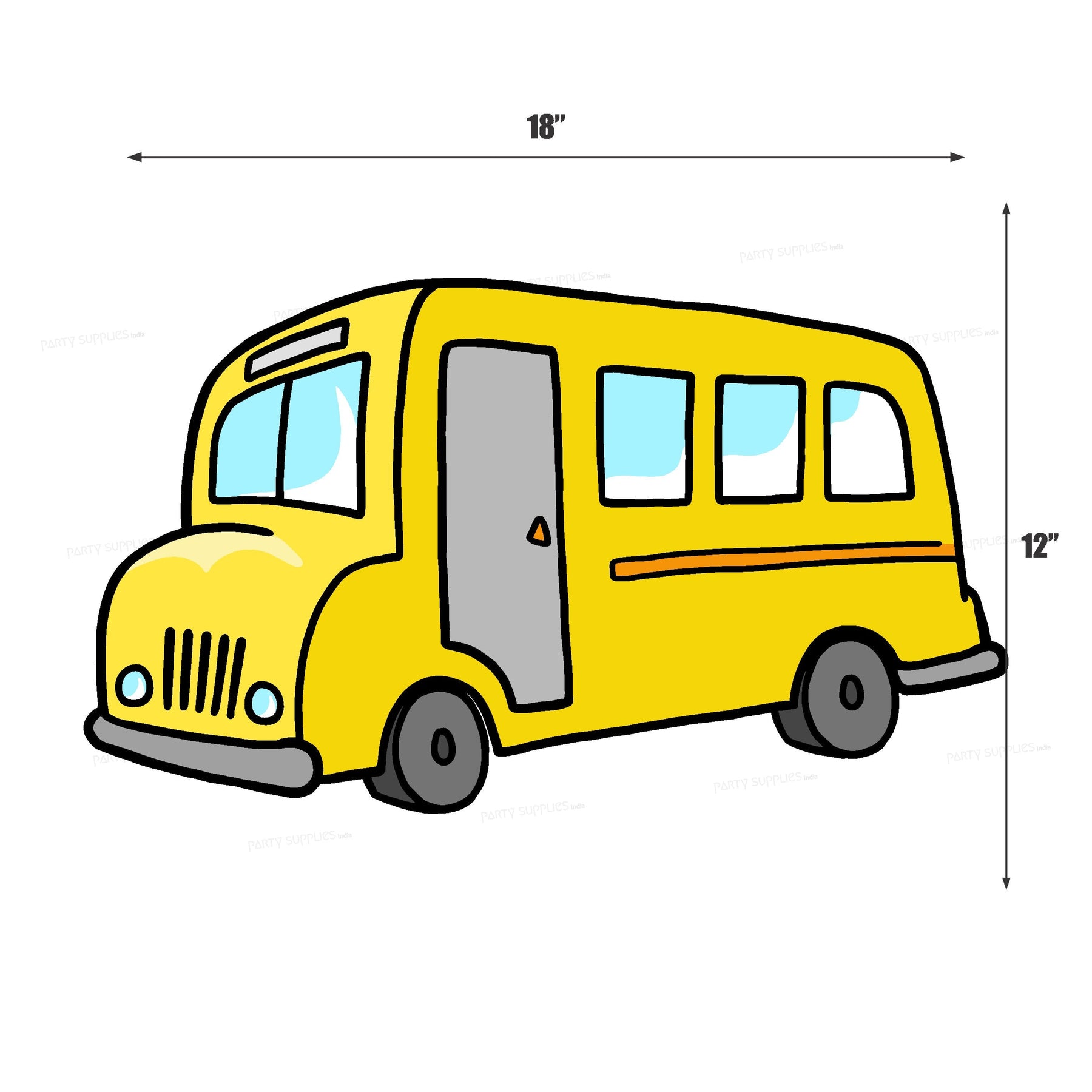 PSI Baby Bus Theme Cutout - 05