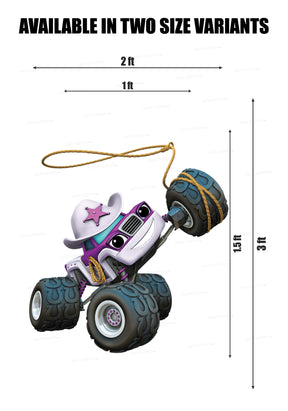 PSI Blaze and the Monster Machines Theme Cutout - 12