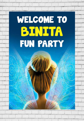 PSI Tinker Bell Theme Welcome Board