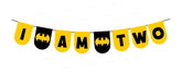 PSI Batman Theme Customized with Baby Age Hanging