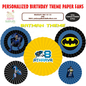 PSI Batman Theme Paper Fan