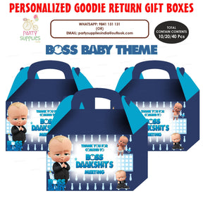 PSI Boss Baby Theme Goodie Return Gift Boxes