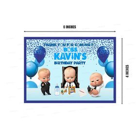 PSI Boss Baby Theme Thank You Card