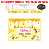 PSI Bumble Bee  Theme Thank You Card