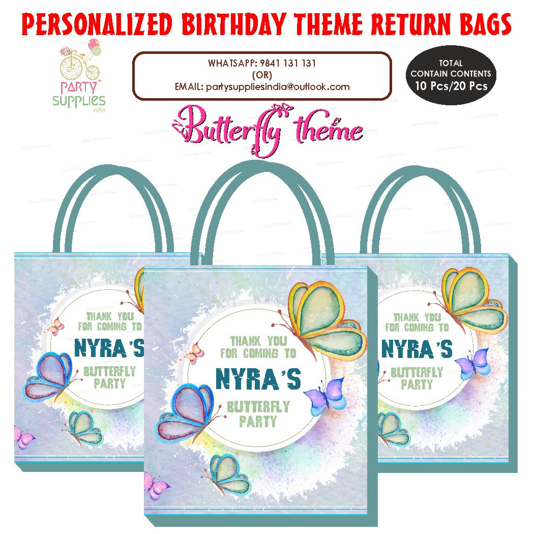 PSI Butterfly Theme Return Gift Bag