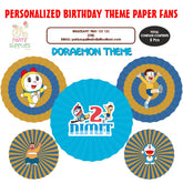 PSI Doraemon Theme Paper Fan