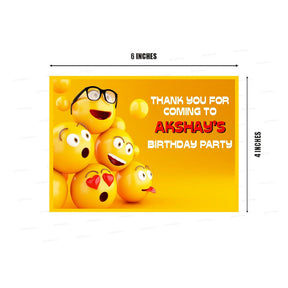 PSI Emoji Theme Thank You Card