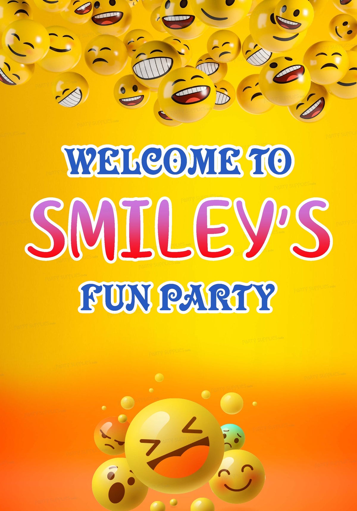 PSI Emoji  Theme Welcome Board