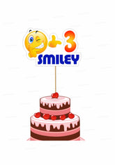 PSI Emoji Theme Cake Topper