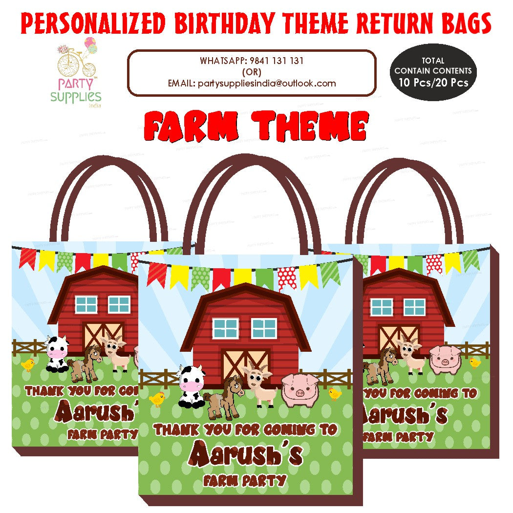 PSI Farm Theme Return Gift Bag
