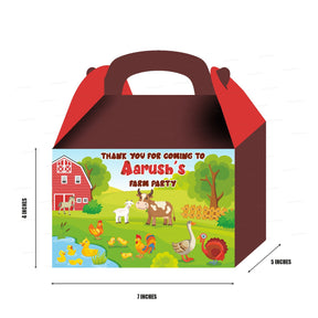 PSI Farm theme Goodie Return Gift Boxes