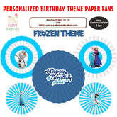 PSI Frozen Theme Paper Fan