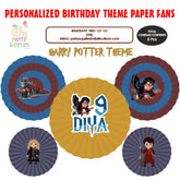PSI Harry Potter Theme Paper Fan