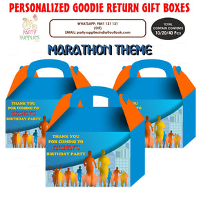 PSI Marathon Theme Goodie Return Gift Boxes