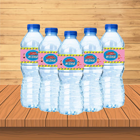 PSI Marathon Theme Water Bottle Stickers
