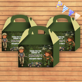 PSI Military Theme Goodie Return Gift Boxes