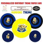 PSI Minion Theme Paper Fan