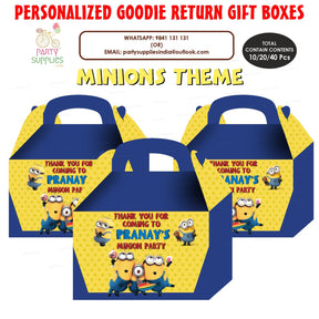 PSI Minion Theme Goodie Return Gift Boxes