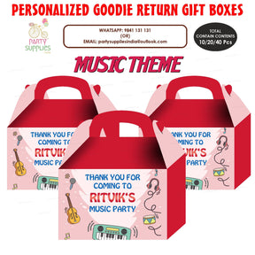 PSI Music Theme Goodie Return Gift Boxes
