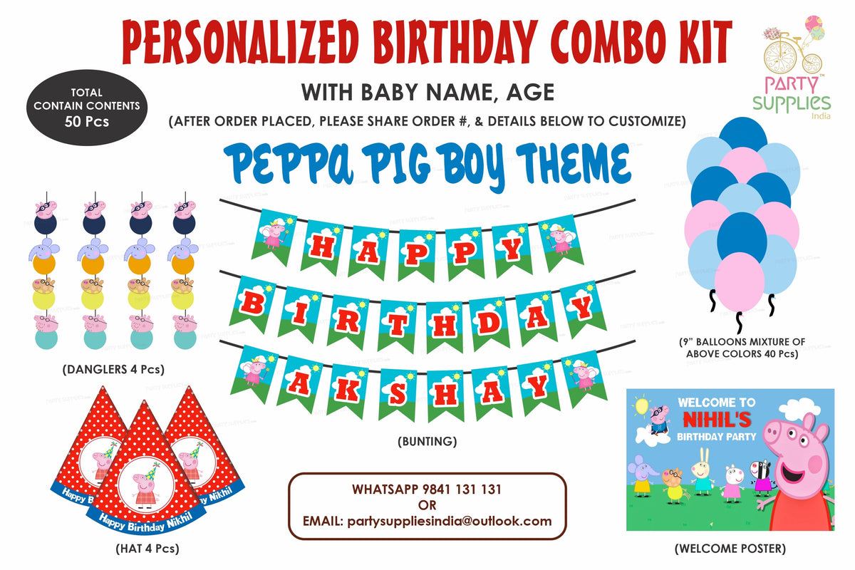 PSI Peppa Pig Boy Theme Heritage Kit