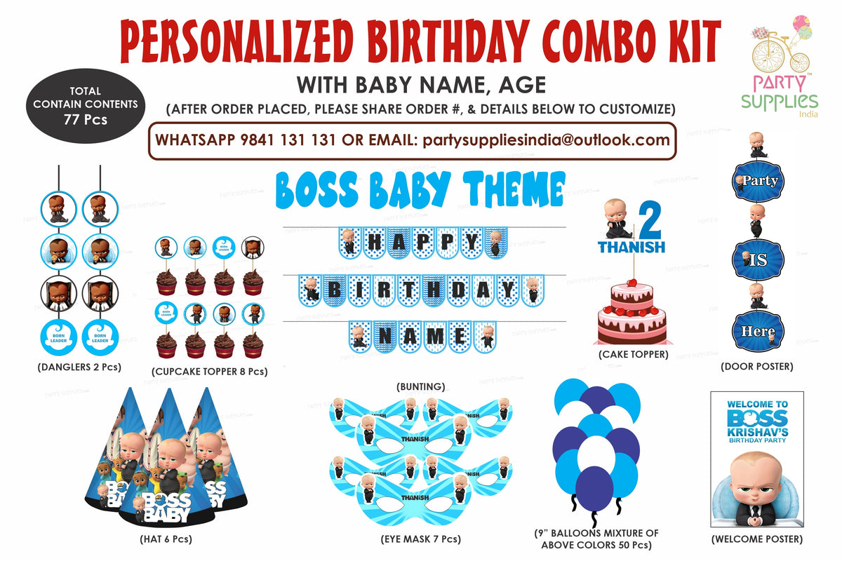 PSI Boss Baby Theme Preferred Kit
