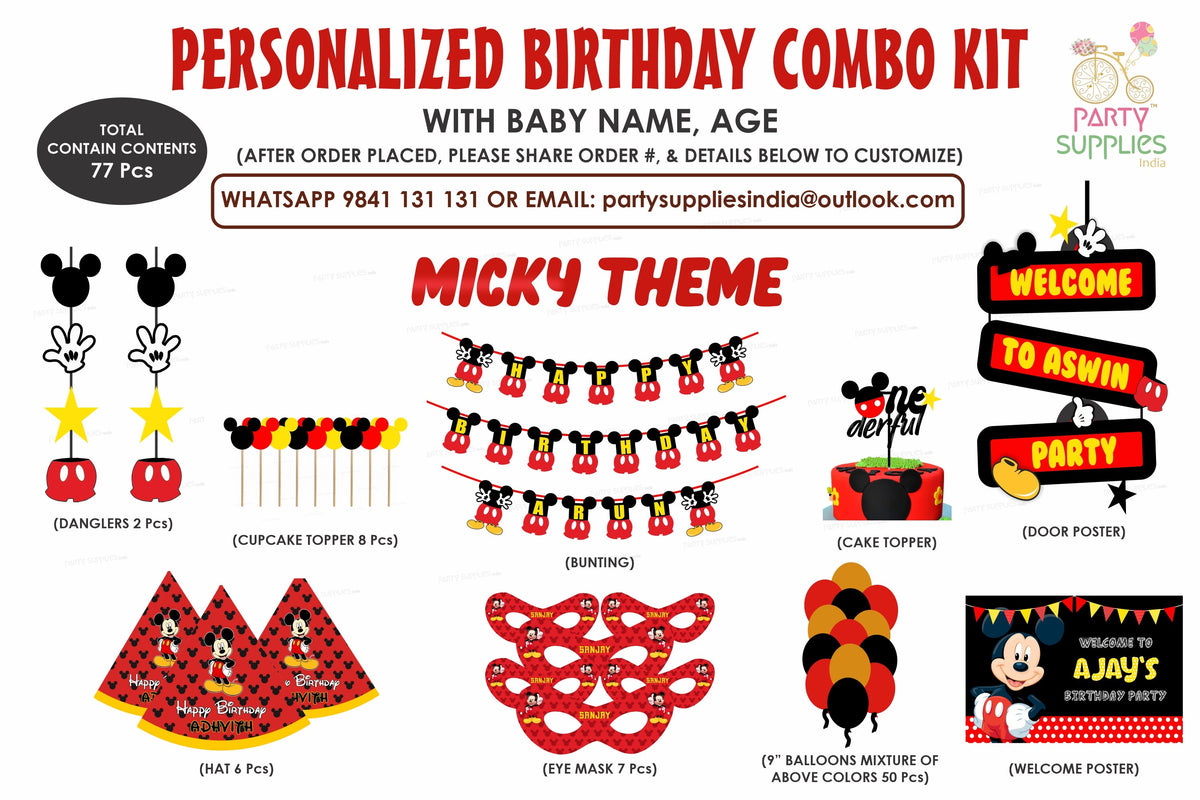 PSI Mickey Mouse Theme Preferred Kit
