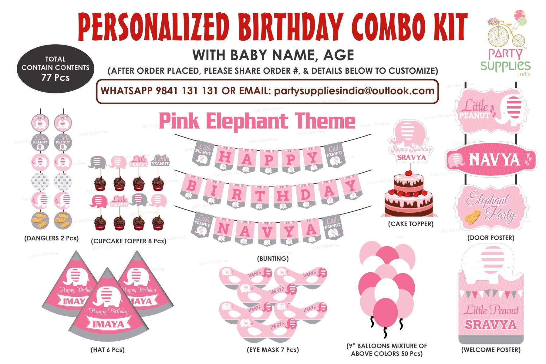 PSI Pink Elephant Theme Preferred Kit