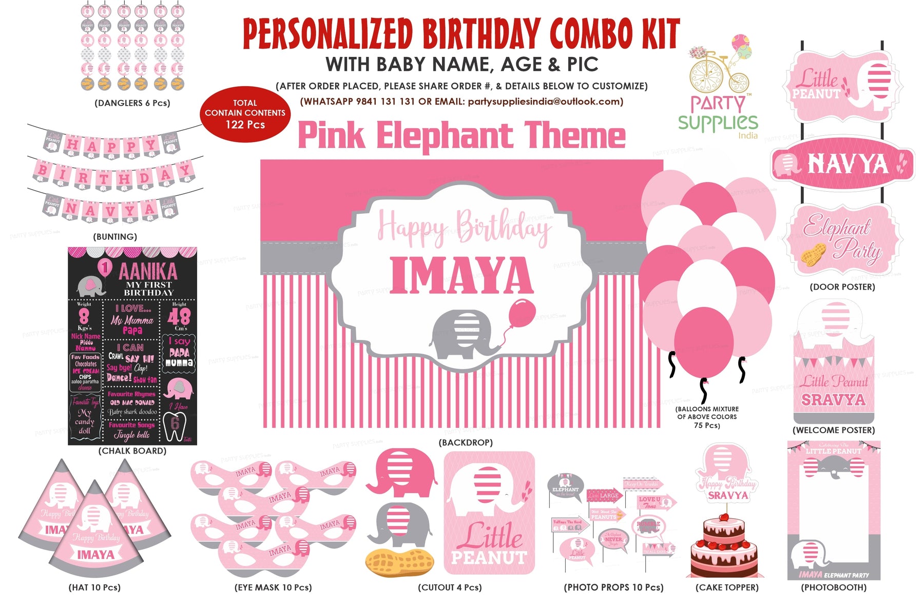 PSI Pink Elephant Theme Classic Kit