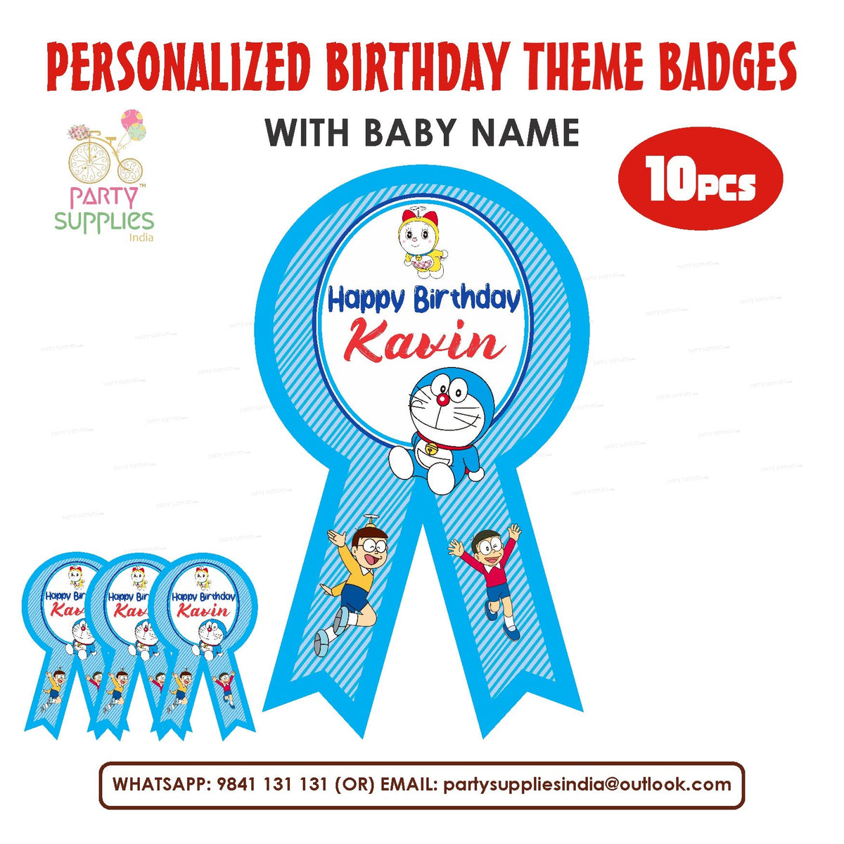PSI Doraemon Theme Badges